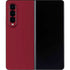 Burgundy Solid Galaxy Z Fold4 5G Skin